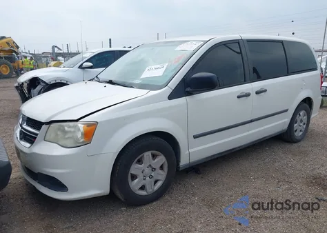 2013 Dodge Grand Caravan American Value Pkg from USA, damaged, VIN 2C4RDGBG2DR587635